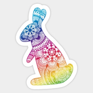 Rainbow Rabbit Sticker